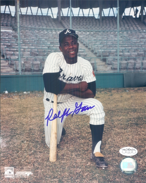 1968-75 Ralph Garr Atlanta Braves Signed 8" x 10" Photo (*JSA*)
