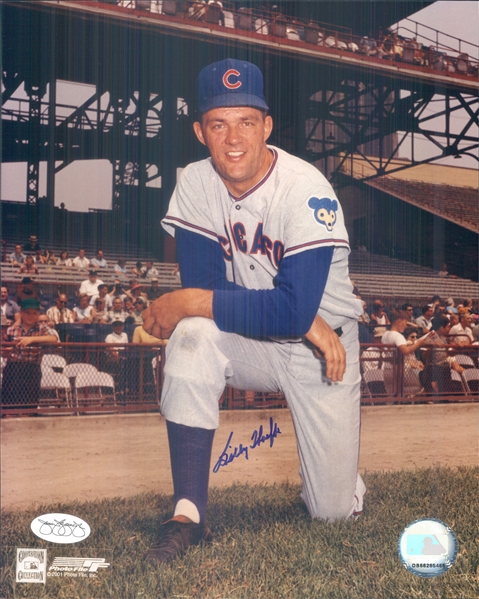 1965-66 Billy Hoeft Chicago Cubs Signed 8" x 10" Photo (*JSA*)