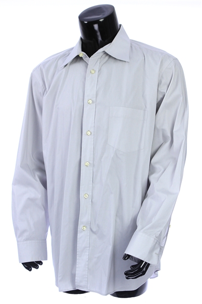 2000s William Shatner Worn Carducci Long Sleeve Button Up Shirt (Shatner LOA/MEARS LOA)