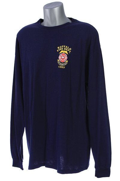 2000s William Shatner Worn Buffalo Fire Department Long Sleeve Shirt (Shatner LOA/MEARS LOA)