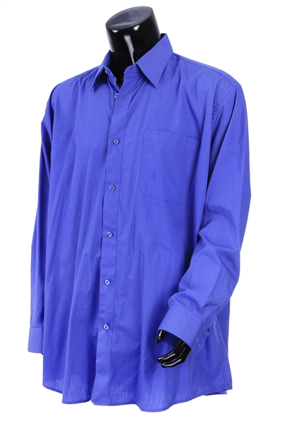 2000s William Shatner Worn JFH Milani Long Sleeve Button Up Shirt (Shatner LOA/MEARS LOA)