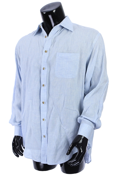 2000s William Shatner Worn John Magee Long Sleeve Button Up Shirt (Shatner LOA/MEARS LOA)