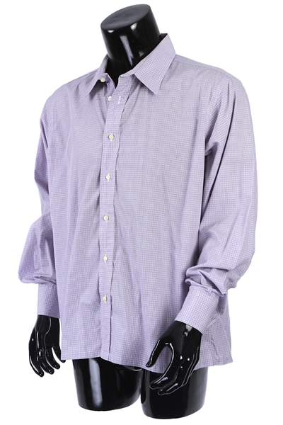 2000s William Shatner Worn Royal Classic Long Sleeve Button Up Shirt (Shatner LOA/MEARS LOA)