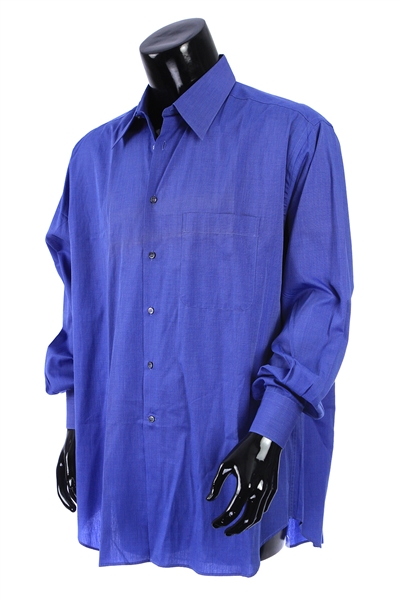 2000s William Shatner Worn Giorgio Armani Long Sleeve Button Up Shirt (Shatner LOA/MEARS LOA)