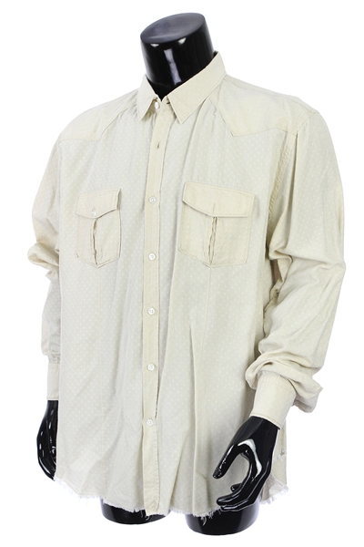 2000s William Shatner Worn Arnold Zimberg Long Sleeve Button Up Shirt (Shatner LOA/MEARS LOA)