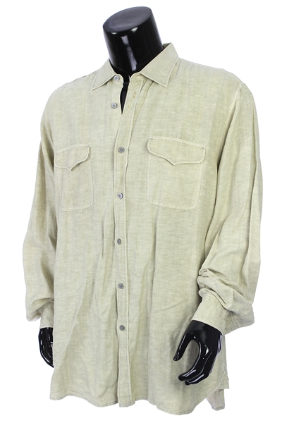 2000s William Shatner Worn Ryan Michael Long Sleeve Button Up Shirt (Shatner LOA/MEARS LOA)