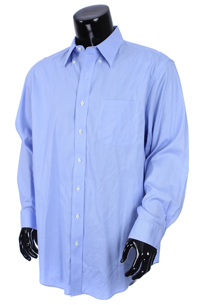 2000s William Shatner Worn Jos. A. Bank Long Sleeve Button Up Shirt (Shatner LOA/MEARS LOA)