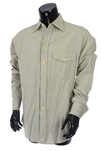 2000s William Shatner Worn Vestimenta Long Sleeve Button Up Shirt (Shatner LOA/MEARS LOA)