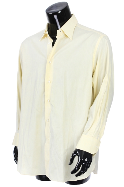 2000s William Shatner Worn Brioni Long Sleeve Button Up Shirt (Shatner LOA/MEARS LOA)