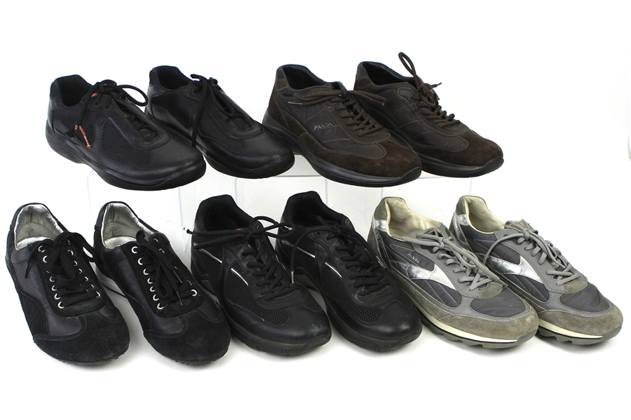 2000s William Shatner Worn Casual Shoes Collection - Lot of 5 Pairs w/ Prada and Dolce & Gabana (Shatner LOA/MEARS LOA)