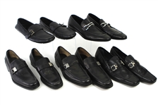 1990s-2000s William Shatner Worn Leather Loafer & Dress Shoes Collection - Lot of 5 Pairs w/ Ferragamo, Ermenegildo Zegna & Prada (Shatner LOA/MEARS LOA)