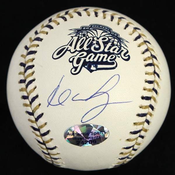 2002 Manny Ramirez Boston Red Sox Signed Official All Star Game Baseball (JSA)