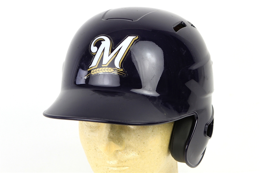 2010 Corey Hart Milwaukee Brewers All Star Game Worn Batting Helmet (MEARS LOA)