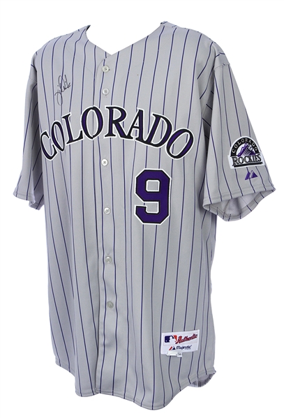 2008 Jamie Quirk Colorado Rockies Signed All Star Game Jersey (MEARS LOA/JSA)