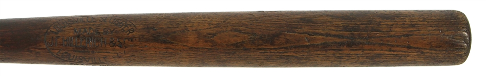 1911-16 Blank Barrel JF Hillerich & Son Co. Louisville Slugger Professional Model Game Used Bat (MEARS LOA)