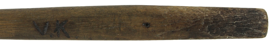 1850s Flat Sided Baseball Bat - An Excellent Example of the Earliest Style of American Baseball Bat Known (MEARS LOA)