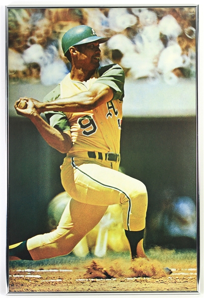 1969 Reggie Jackson Oakland Athletics 24" x 36" Framed MLBPA Poster 