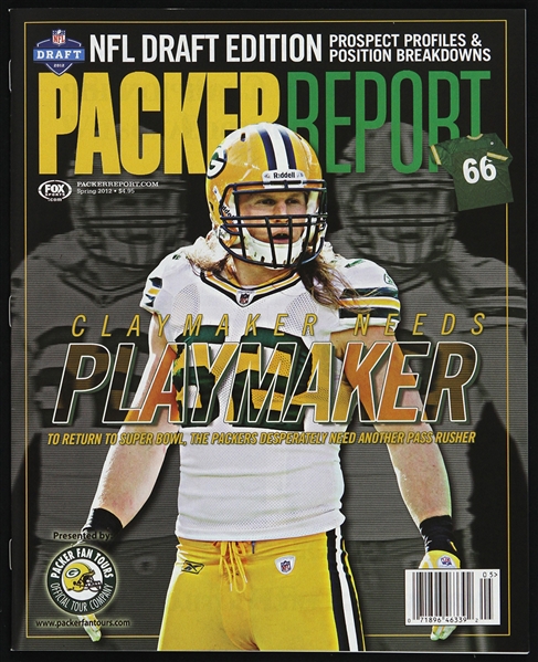 2012 Clay Matthews Green Bay Packers Packer Report 