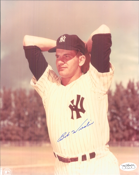 1951-55 Bob Wiesler New York Yankees Signed 8" x 10" Photo (*JSA*)