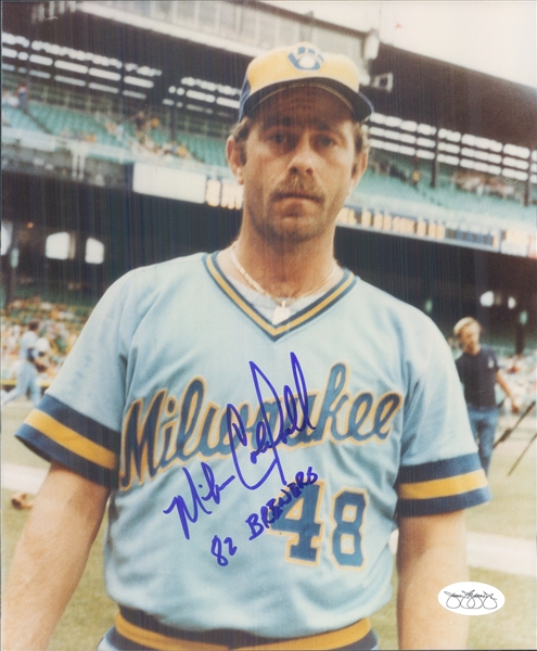 1982 Mike Caldwell Milwaukee Brewers Signed 8" x 10" Photo (*JSA*)