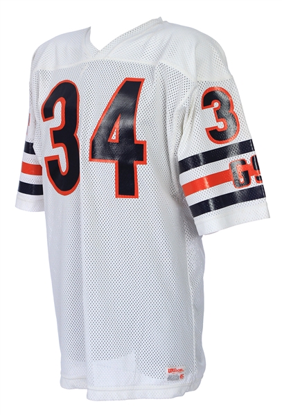 1984-86 Walter Payton Chicago Bears Signed & Inscribed Road Jersey (MEARS LOA/JSA)