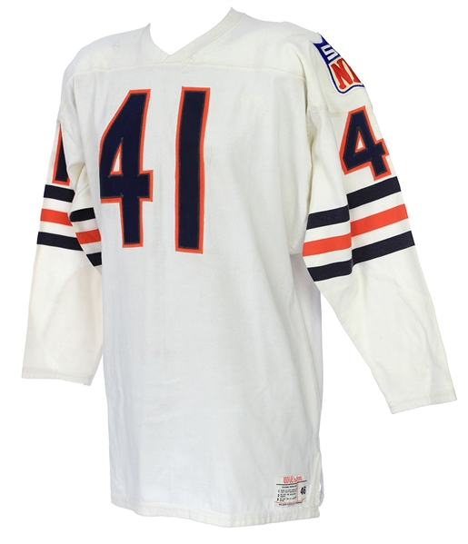 1969 Gale Sayers Signed Brian Piccolo Chicago Bears Road Jersey (MEARS LOA/JSA)