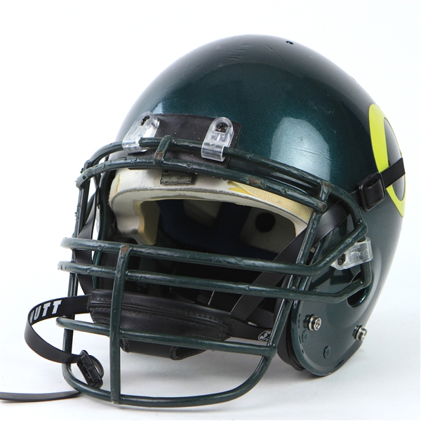2010s Oregon Ducks Game Worn Football Helmet (MEARS LOA)