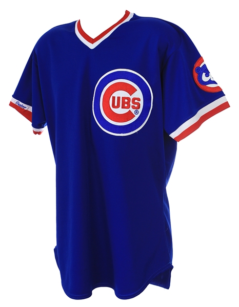 1988 Rick Sutcliffe Chicago Cubs Signed Game Worn Road Jersey (MEARS A10/JSA)