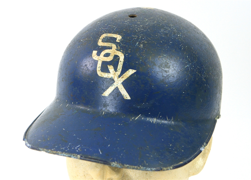1965-67 Smoky Burgess Chicago White Sox Game Worn Batting Helmet (MEARS LOA)