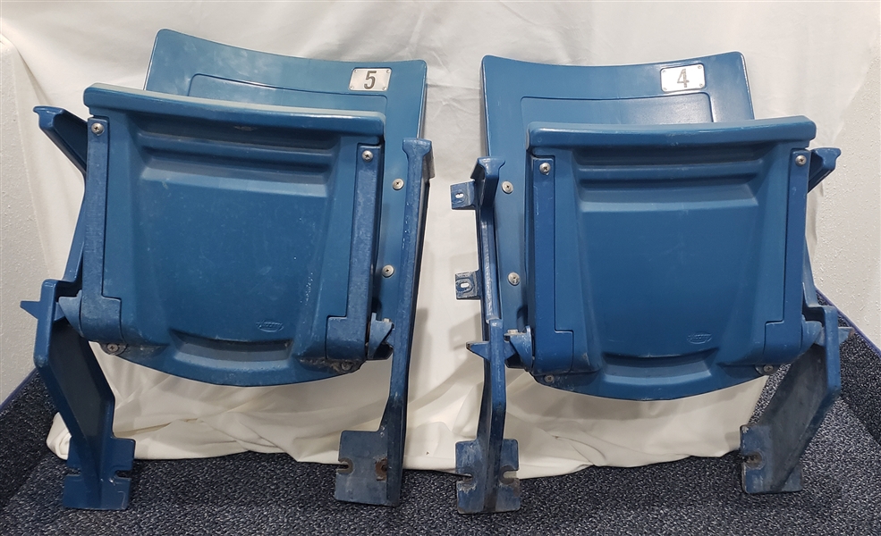 1960-1990 Comiskey Park Chicago White Sox Stadium Chairs (2)