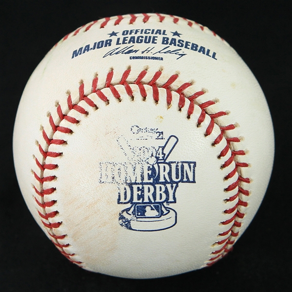 2004 Official Major League Selig Minute Maid Park HR Derby Used Baseball (MEARS LOA/MLB Hologram)
