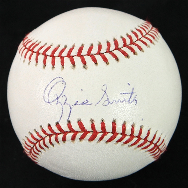 2000s Ozzie Smith St. Louis Cardinals Signed OML Selig Baseball (*JSA*)