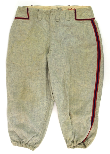 1938 Bill Dietrich Chicago White Sox Game Worn Road Uniform Pants (MEARS LOA)