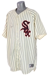 2005 (June 18) AJ Pierzynski Chicago White Sox Signed Game Worn 1959 Throwback Home Uniform (MEARS A10/JSA) Walk Off Home Run