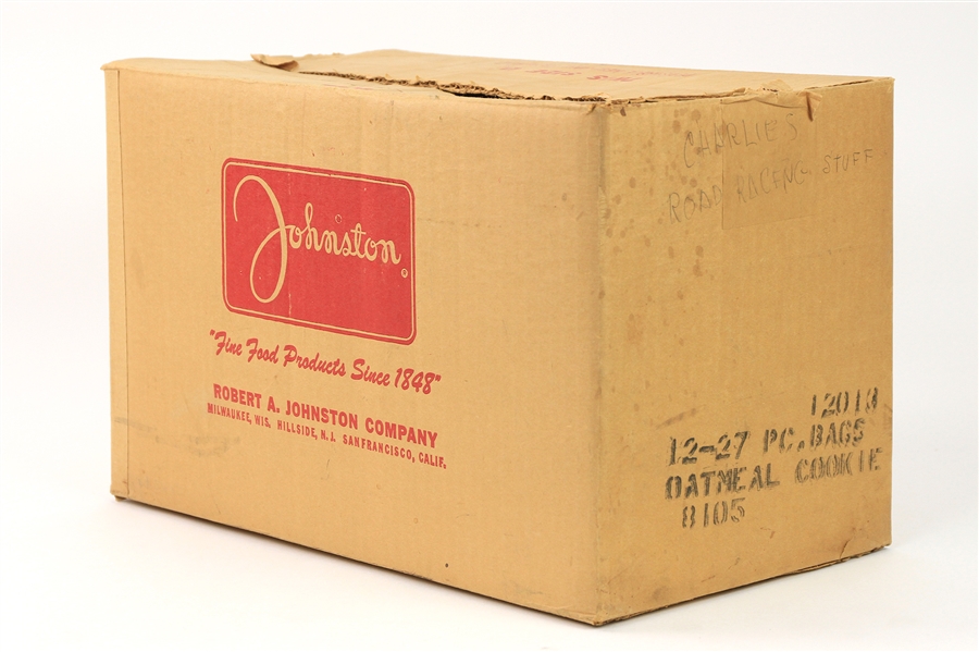 1950s Johnston Cookies Product Case (Original Home For the 1953-1955 Johnston Cookie Cards)