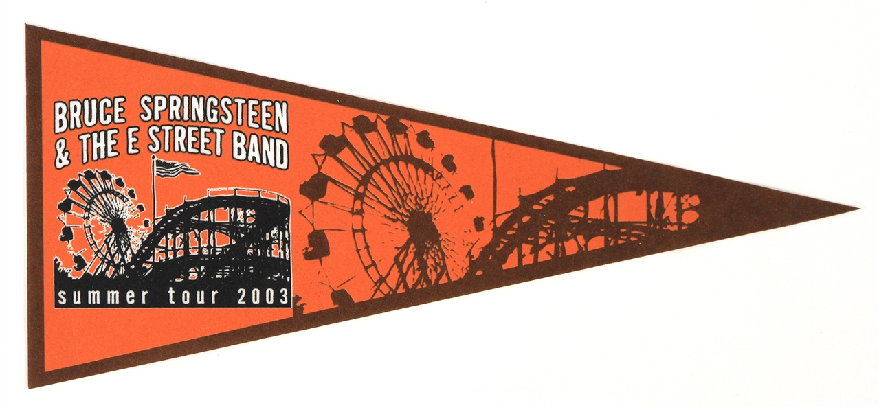 2003 Bruce Springsteen & The E Street Band Summer Tour 17.5" Mini Pennant