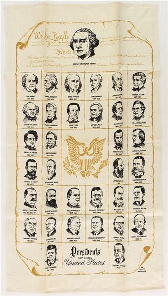 1960s Presidents of the United States 16.5" x 30" Tapestry