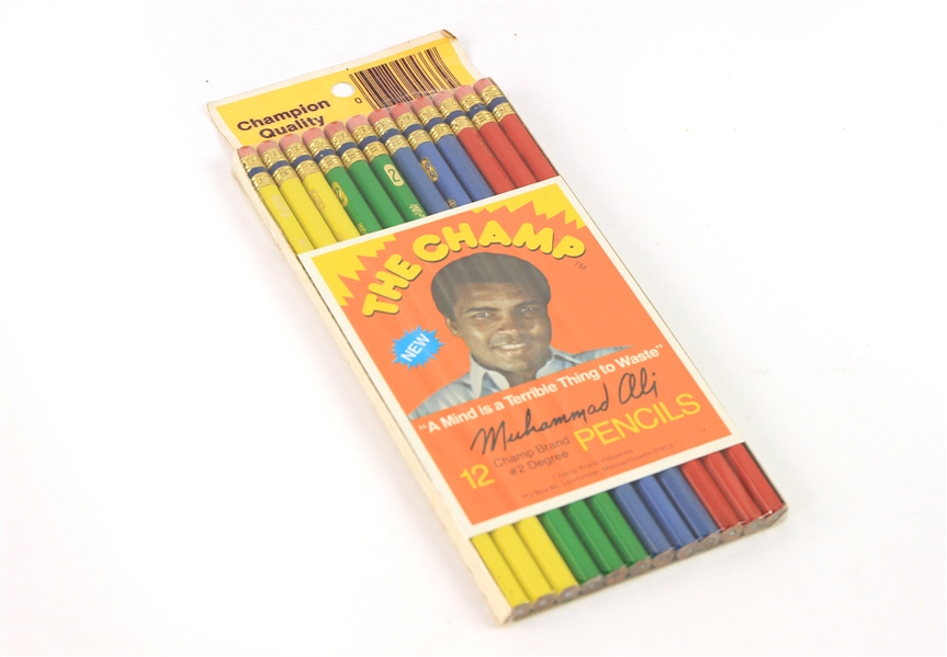 1970s Muhammad Ali "The Champ" MOC #2 Pencils - Pack of 12