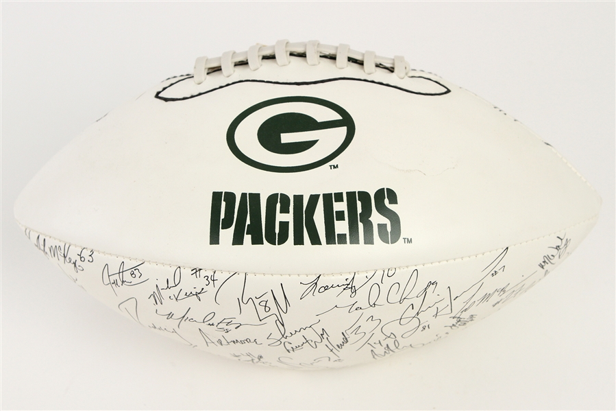 1999 Green Bay Packers Signature Stamped Football