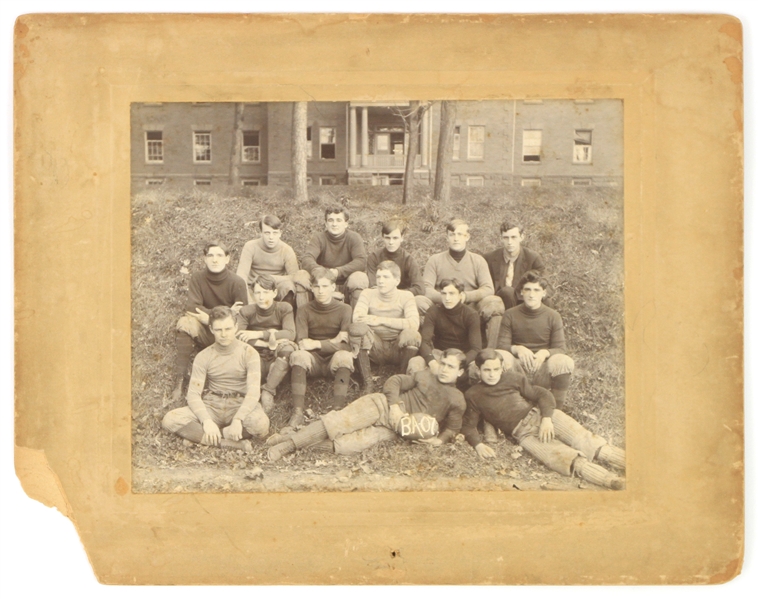 1907 BA Football Team 11" x 14" Mouted Team Photo