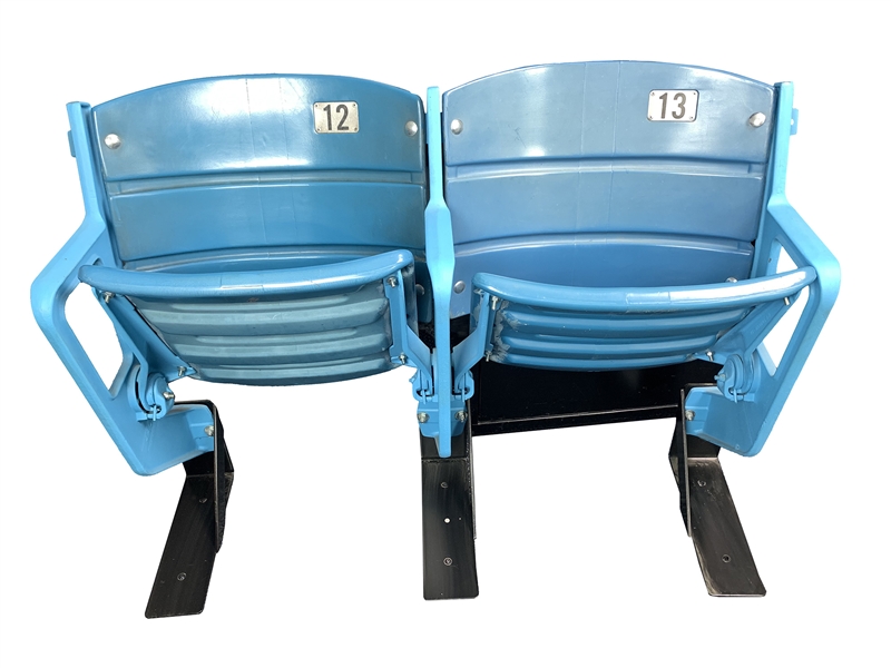 1975-2005 Los Angeles Dodgers Dodgers Stadium Seats - Pair of 2 (MEARS LOA)