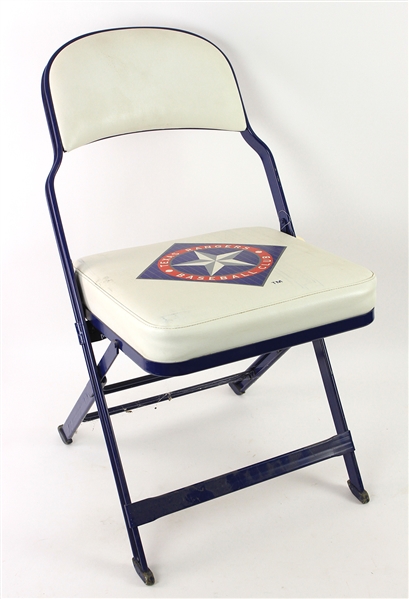 1994-2002 Texas Rangers Ballpark in Arlington Clubhouse Chair (MEARS LOA)