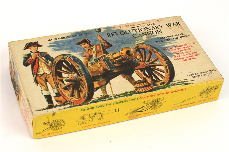 1960s Revolutionary War Cannon MIB Palmer Model Kit