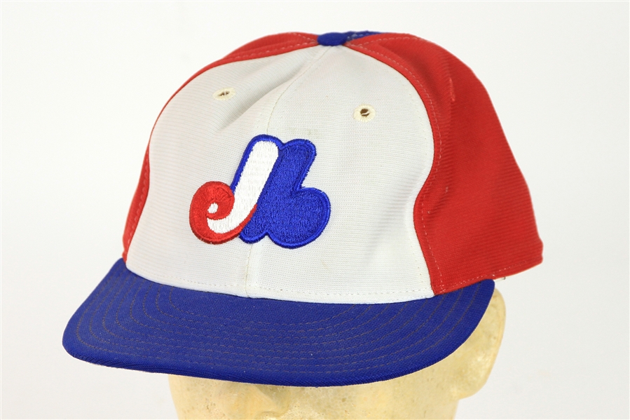 1985-87 Montreal Expos Game Worn Cap (MEARS LOA)