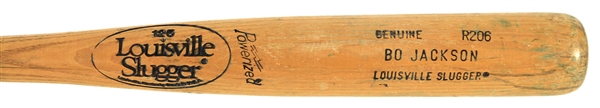1986-87 Bo Jackson Kansas City Royals Louisville Slugger Professional Model Game Used Bat (MEARS A7) Rookie Era