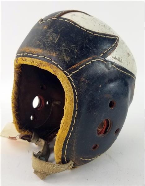 1930s Game Worn Nokona Football Helmet (MEARS LOA)