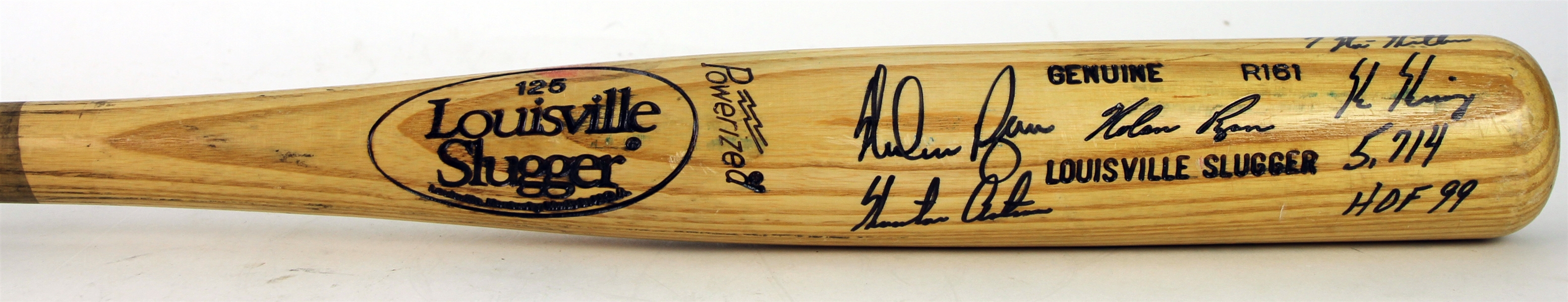 1985 Nolan Ryan Houston Astros Signed Louisville Slugger Professional Model Game Used Bat (MEARS A10/JSA)