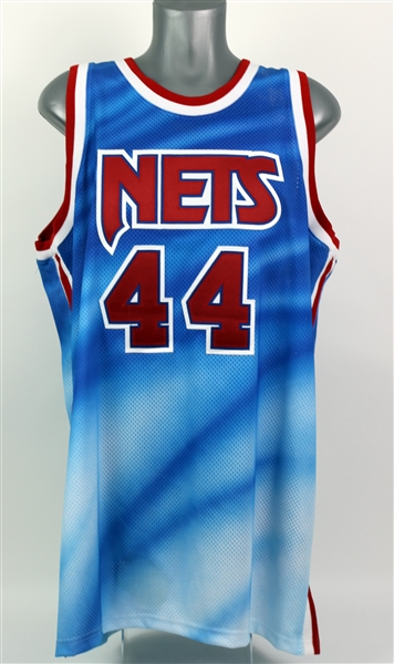1990-91 Derrick Coleman New Jersey Nets High Quality Reproduction Tie Dye Alternate Jersey