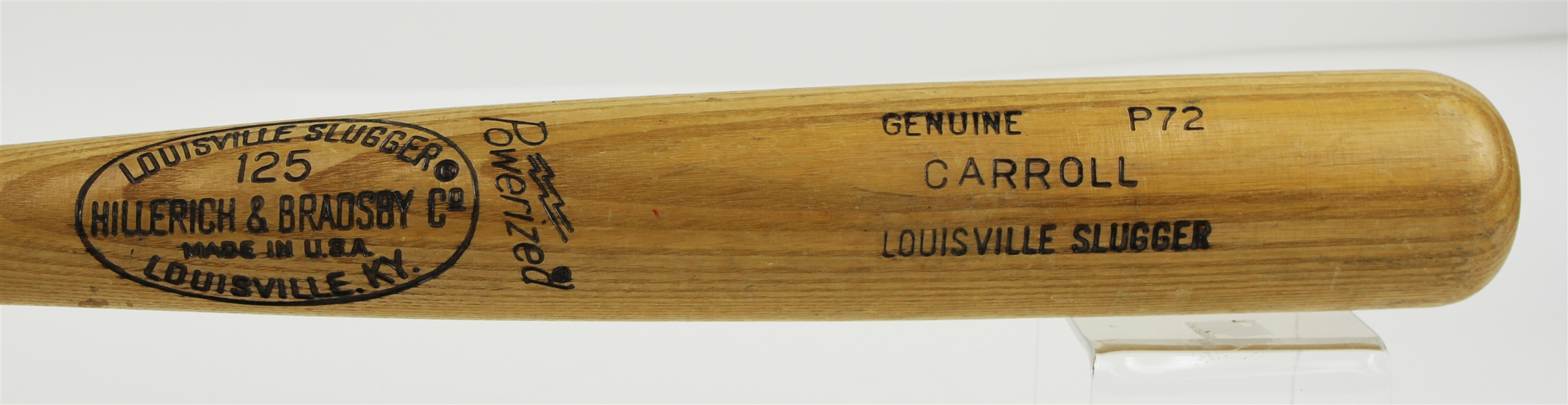 1977-78 Clay Carroll Cardinals/Pirates H&B Louisville Slugger Professional Model Bat (MEARS LOA) 
