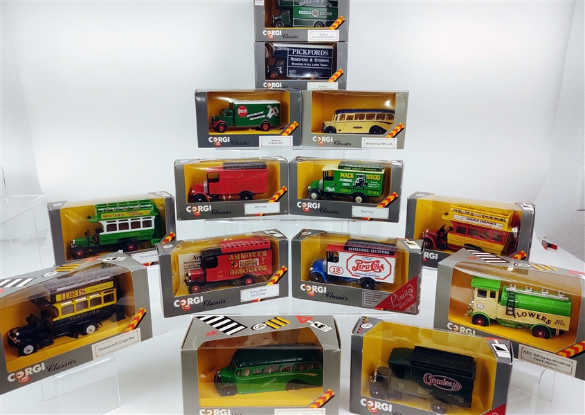 Corgi Classics Toy Trucks (Lot of 14)